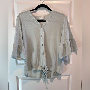Altar’d State Mint Green Top, Size Medium